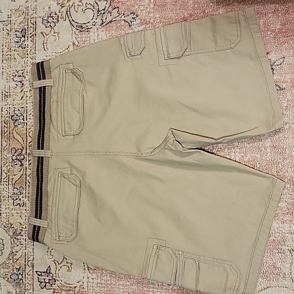 Iron Co. Classic Men's Khaki Cargo Shorts - Size 32 - Picture 2 of 7